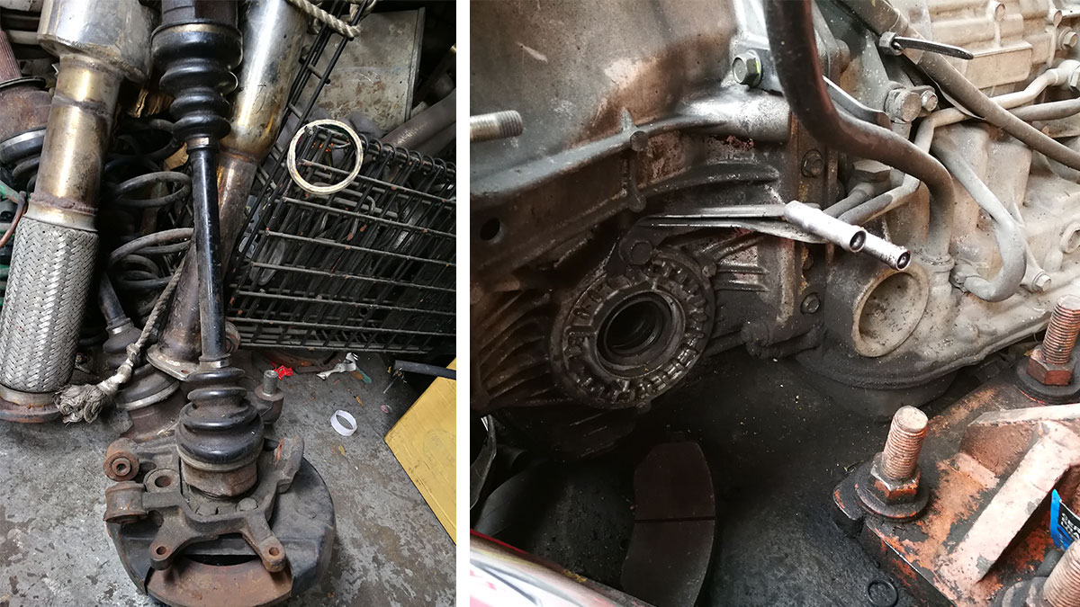 Cracked CV Axle Boot Symptoms Before Complete Axle Joint Failure
